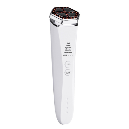 RF Red Light Therapy Facial Device, EMS Microcurrent, Anti-Aging Facial Massager, Cooling & Cleansing Skin Care Tool-Lumenessence