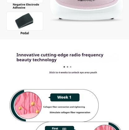 Magic Eye RF Eye Massager - Anti-Aging Eye Care Device for Removing Dark Circles & Puffy Bags, At-Home Facial Lifting Equipment-Lumenessence