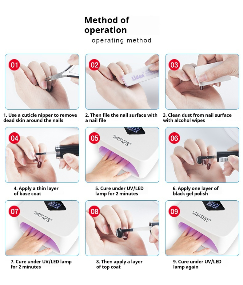 S10 Pro Cordless LED Nail Lamp - Auto Sensor, Fast Curing for Gel Polish, Rechargeable Manicure Light-Lumenessence