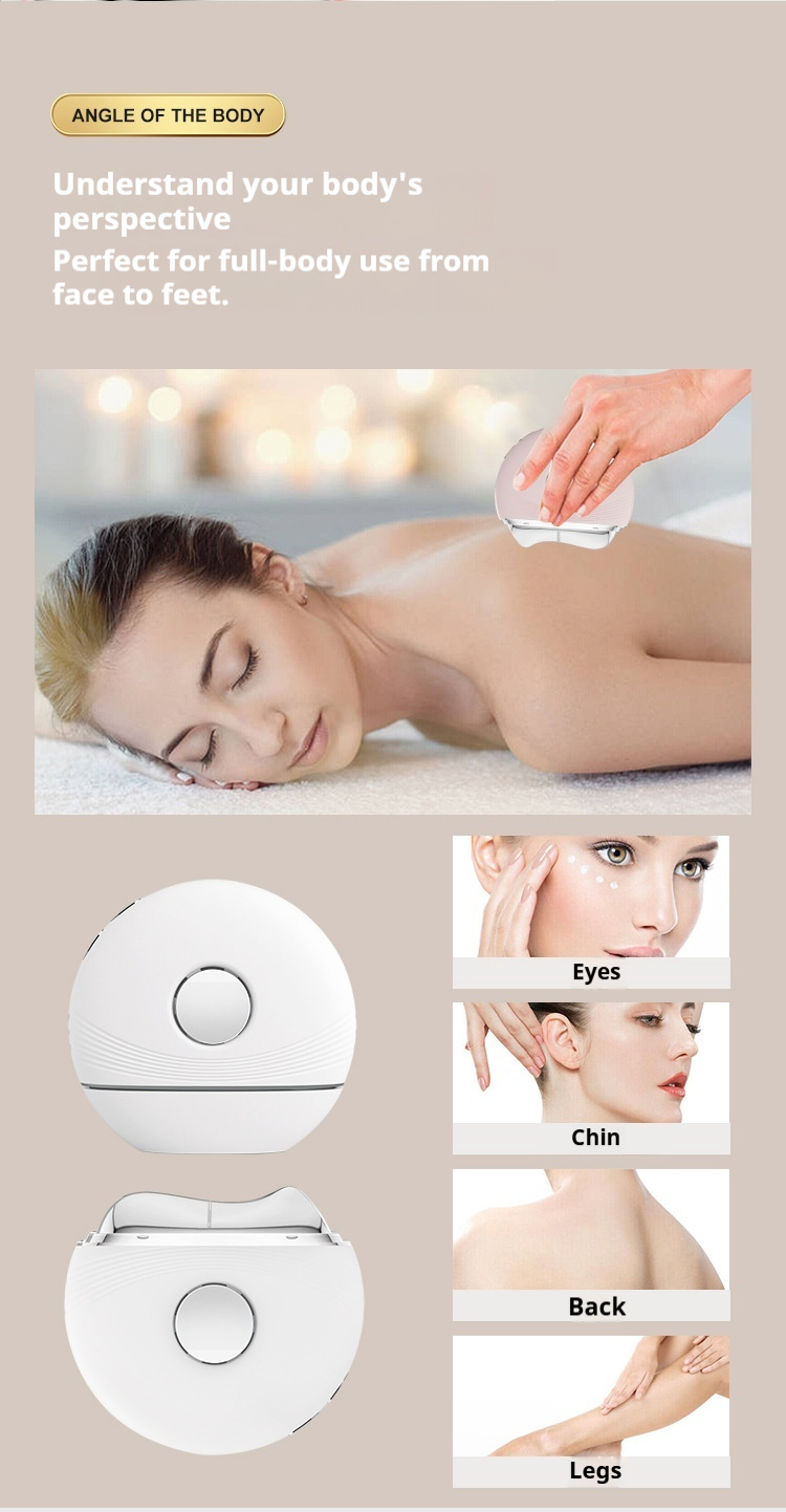 2-in-1 Cold and Hot Facial Device - with EMS Microcurrent for Sculpting & Depuffing