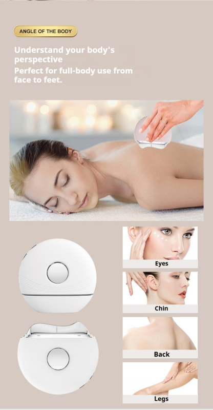2-in-1 Cold and Hot Facial Device - with EMS Microcurrent for Sculpting & Depuffing