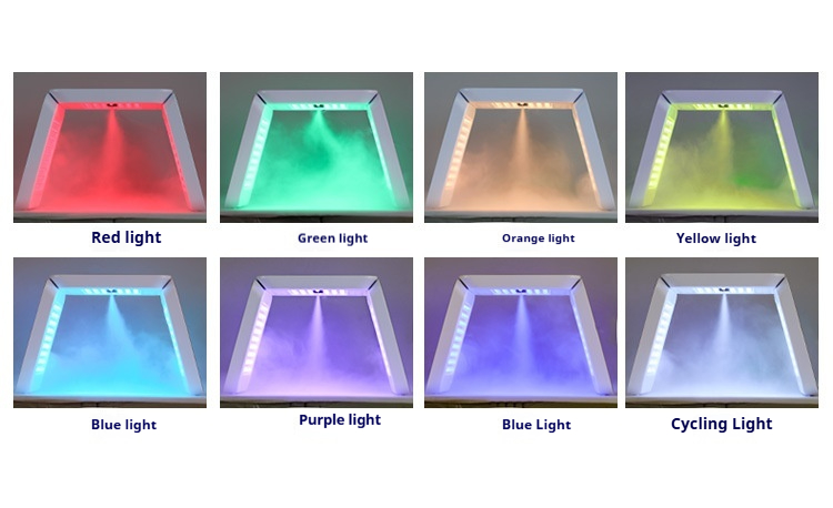 7-Color LED Phototherapy Mask - Red & Blue Light Facial Device with Hydrating Spray & Skin Analysis