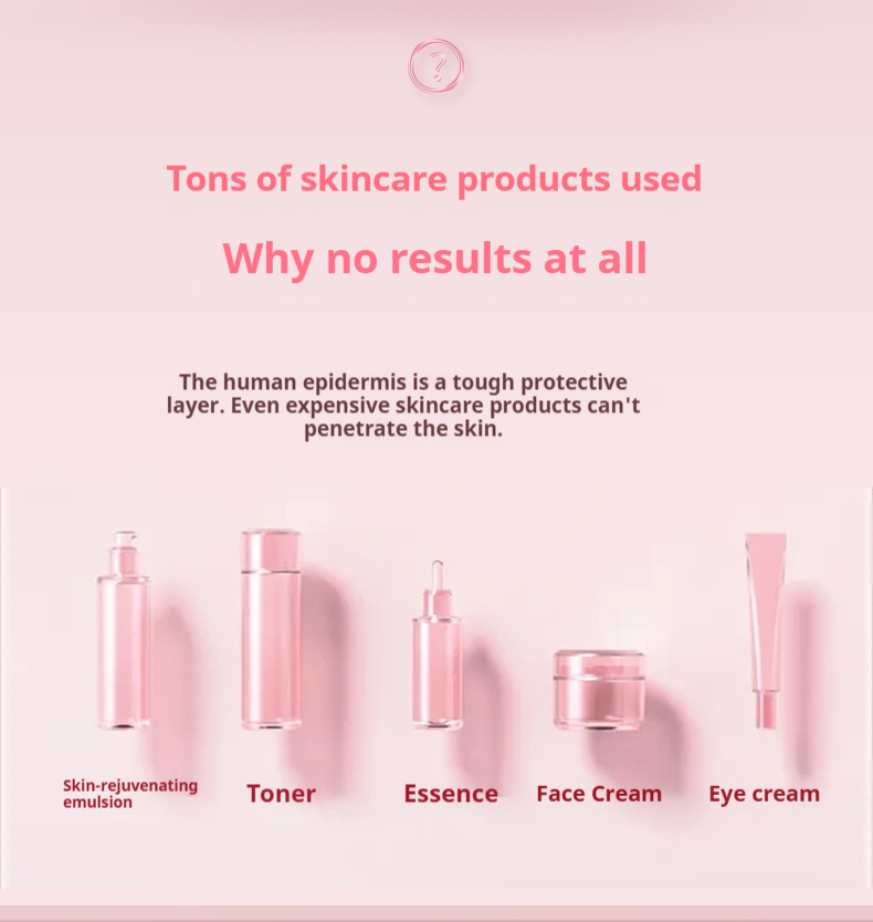 Ionic Technology Facial Cleanser - Deep Cleansing & Brightening Skin Massage Tool