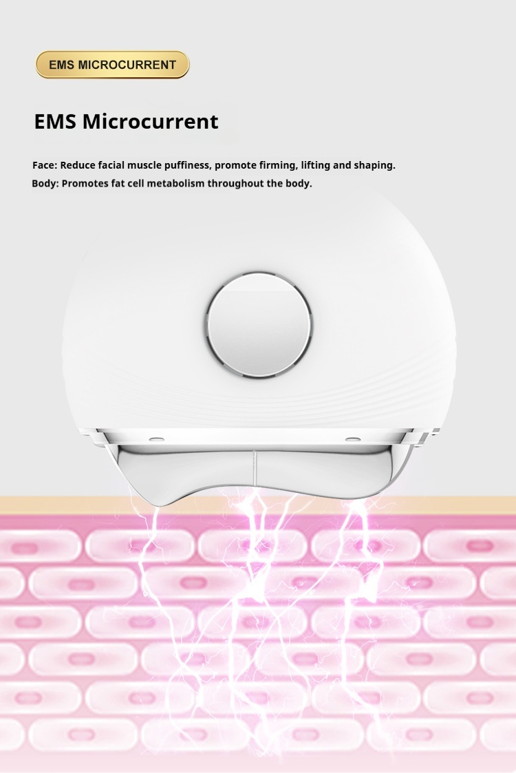 2-in-1 Cold and Hot Facial Device - with EMS Microcurrent for Sculpting & Depuffing