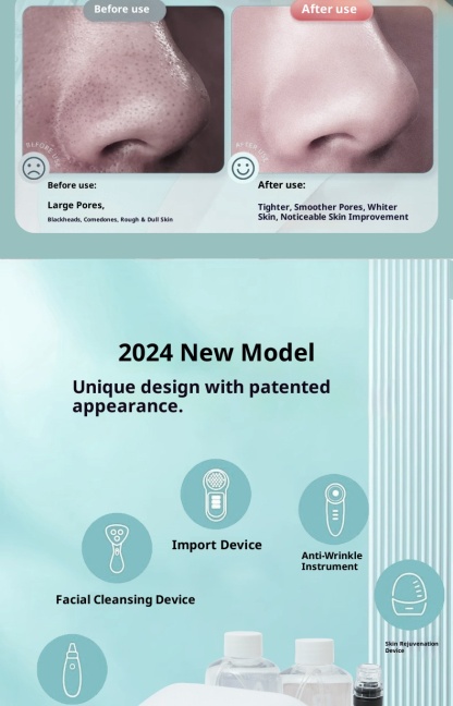 Professional Pore Vacuum: Blackhead & Comedone Extractor Machine for Deep Cleaning Facial Spa | Salon-Grade Suction Tool-Lumenessence