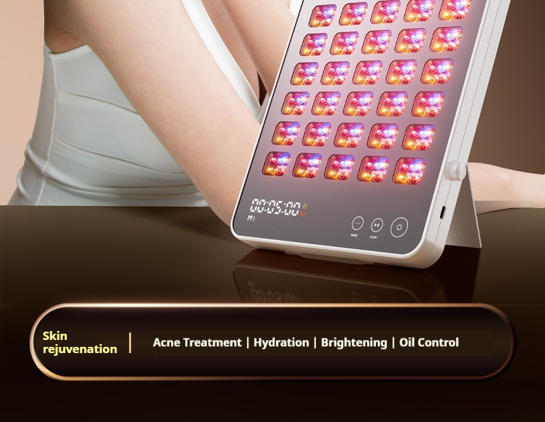 All-in-One LED Light Therapy Panel for Face and Body | At-Home Red & Blue Light Treatment for Clear, Young & Glowing Skin-Lumenessence