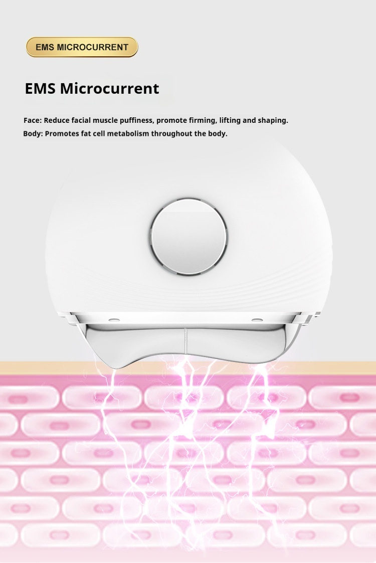 2-in-1 Cold and Hot Facial Device - with EMS Microcurrent for Sculpting & Depuffing