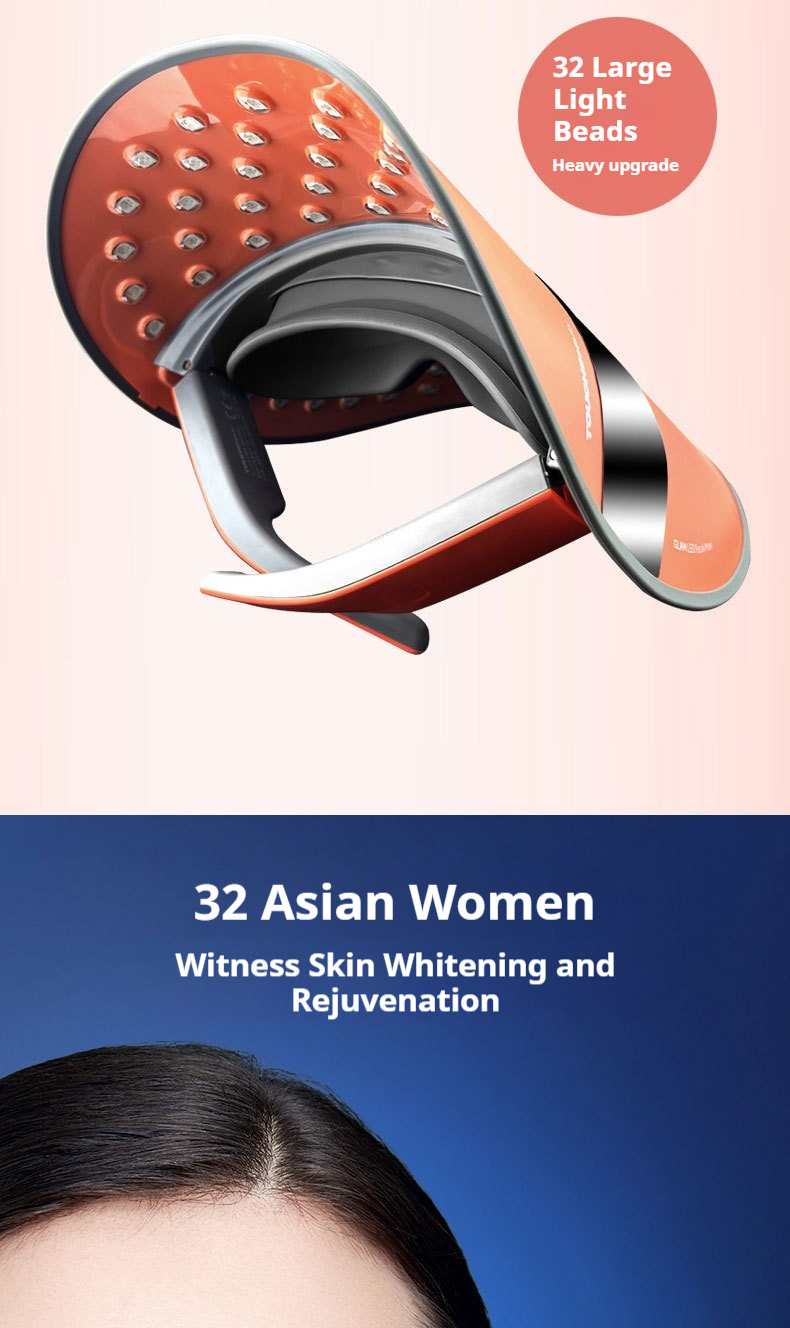 Professional LED Light Therapy Mask - Anti-Aging & Skin Tightening Facial Device for Rejuvenation and Radiance-Lumenessence