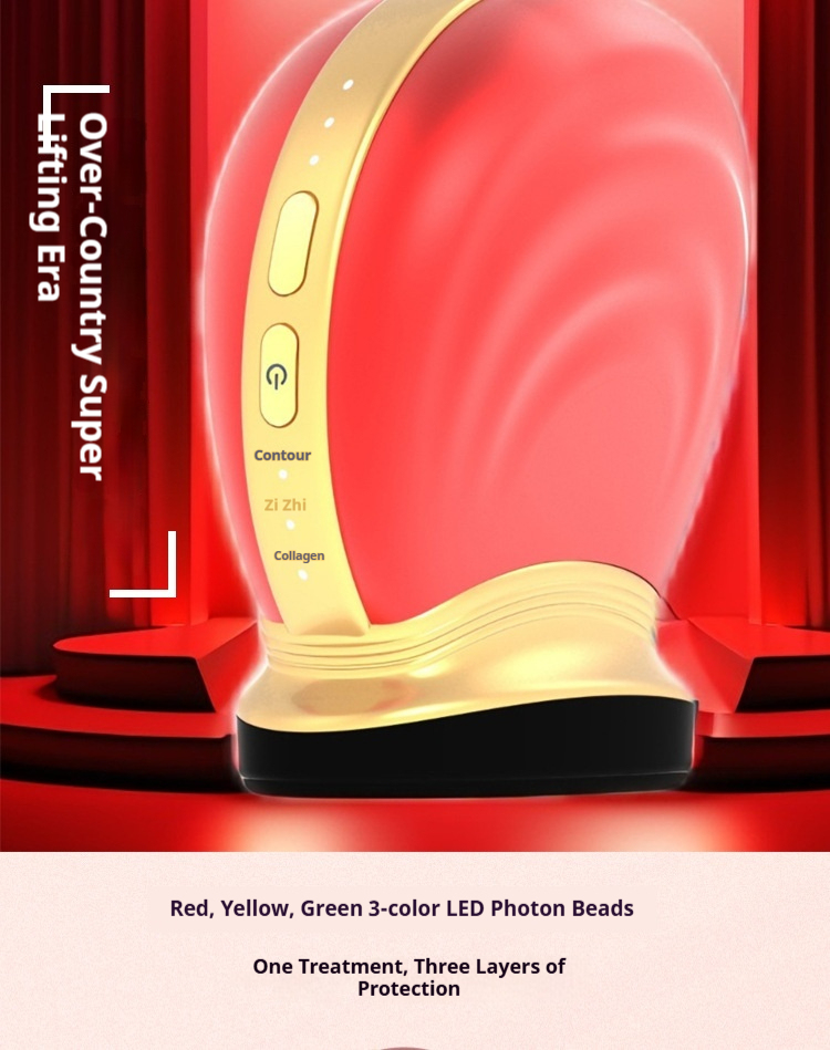 Microcurrent Facial Device - Lifting, Firming & Anti-Aging with Nano-Ion Infusion