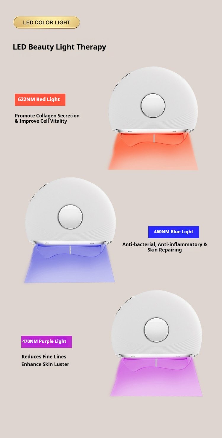 2-in-1 Cold and Hot Facial Device - with EMS Microcurrent for Sculpting & Depuffing