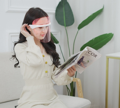 LED Photon Therapy Mask - 7-Color Facial Skin Rejuvenation Device, Rechargeable Home Use Light Therapy-Lumenessence