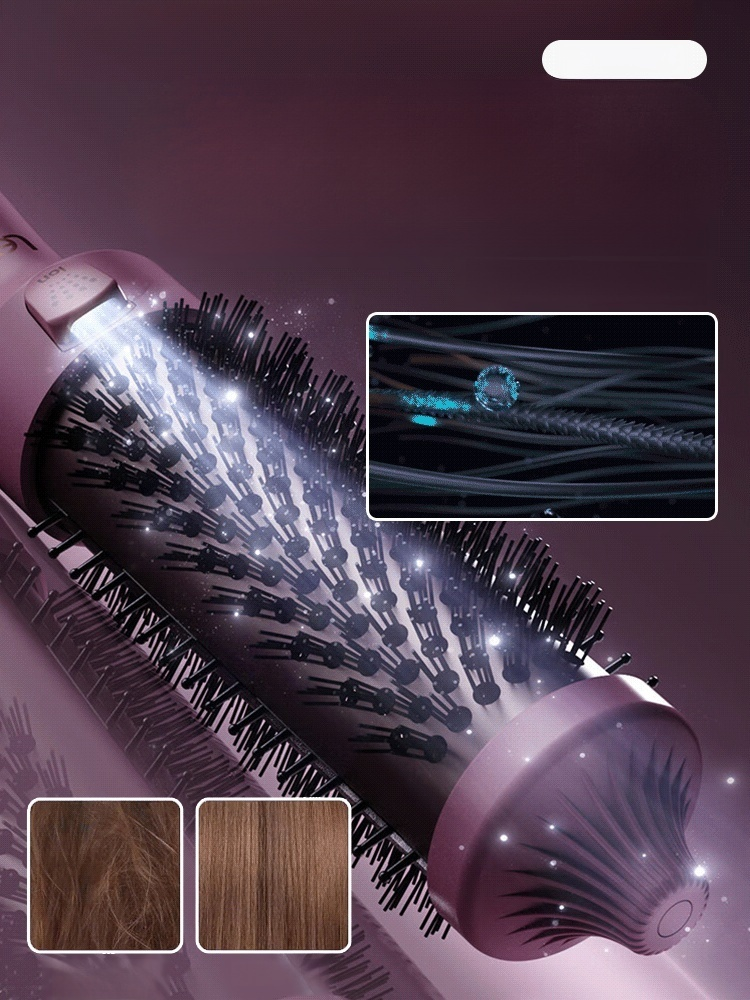 Salon-Grade Ionic Curling Iron – Long-lasting & Hair-Friendly, Shiny, Bouncy Curls in 5 Mins. Stop burning your hair! Get shiny, long-lasting salon curls with negative ion protection.