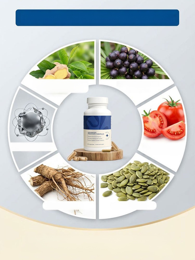 All-natural formula. 100% safe. Feel the strength within. Advanced herbal formula for men to boost bladder control.