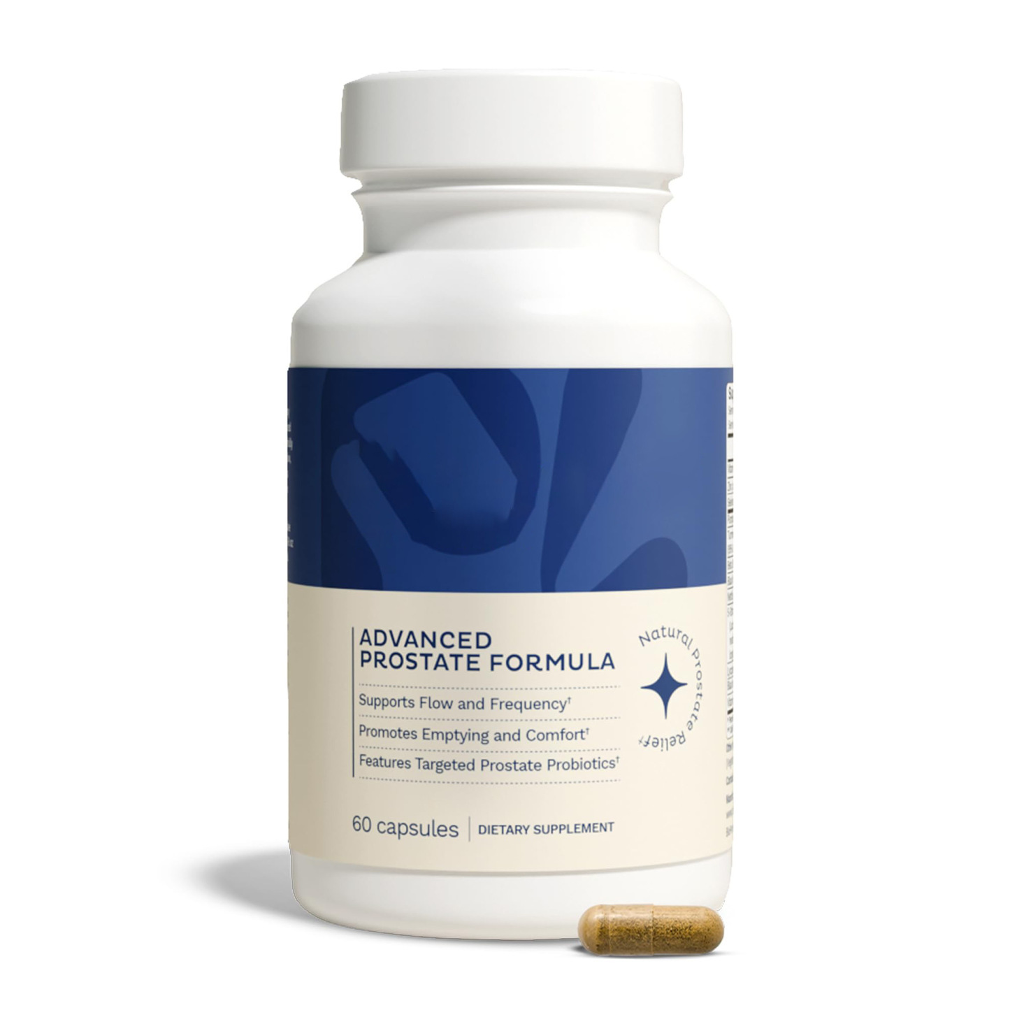 All-natural formula. 100% safe. Feel the strength within. Advanced herbal formula for men to boost bladder control.