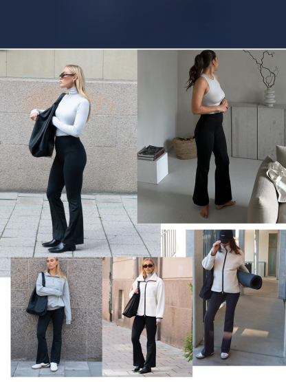 Look 10 lbs thinner! High-waist, butt-lifting, flare leggings. Get your perfect fit today. Stop buying uncomfortable leggings. Experience the "second-skin" glow. Limited sale now!