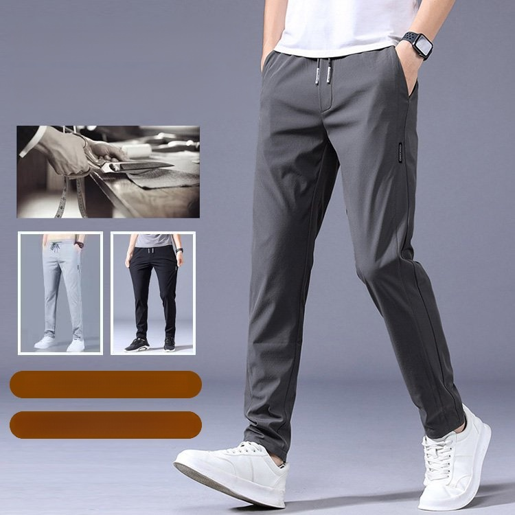 🌿 Struggling with the summer heat and sweat? Spend every day feeling refreshed with our High-Elastic, Cool-Slim, Quick-Drying Leisure Pants! ✨