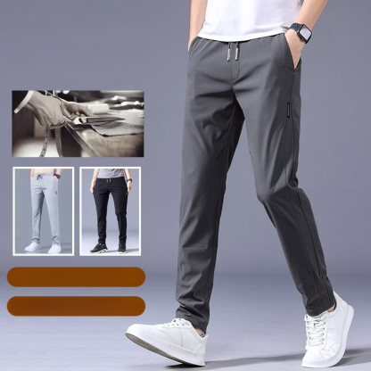 🌿 Struggling with the summer heat and sweat? Spend every day feeling refreshed with our High-Elastic, Cool-Slim, Quick-Drying Leisure Pants! ✨