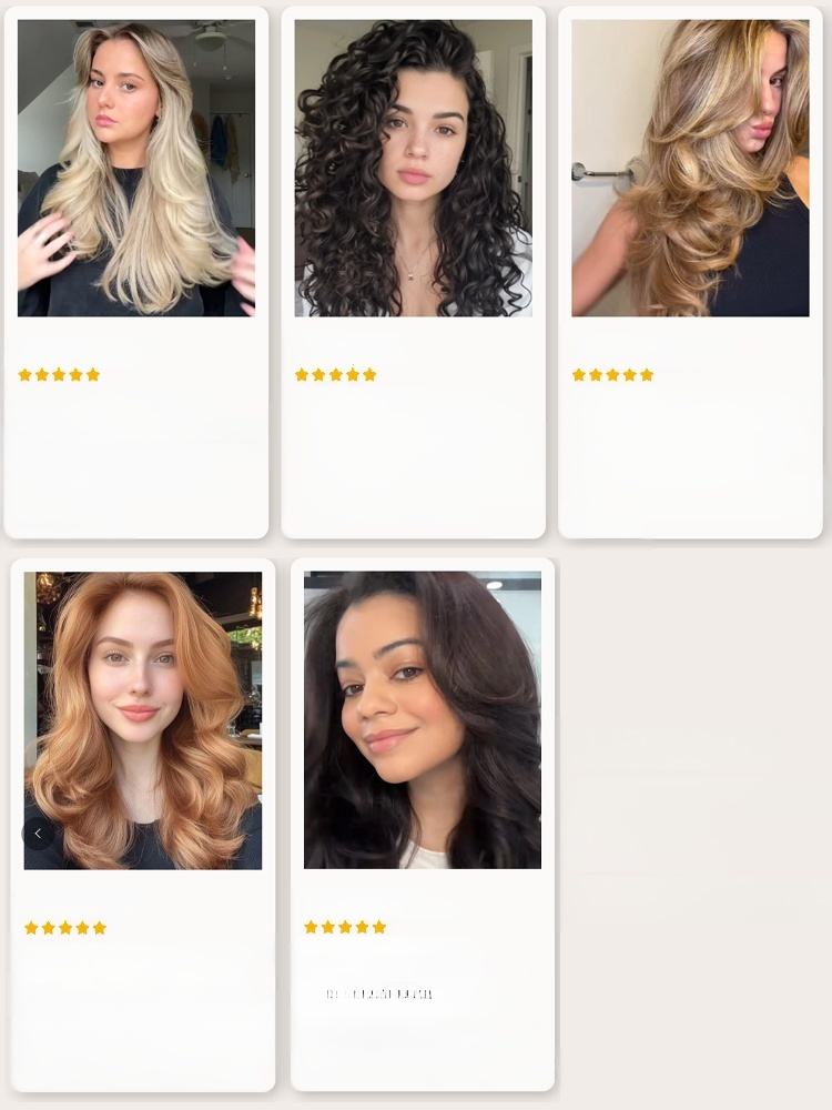 Salon-Grade Ionic Curling Iron – Long-lasting & Hair-Friendly, Shiny, Bouncy Curls in 5 Mins. Stop burning your hair! Get shiny, long-lasting salon curls with negative ion protection.