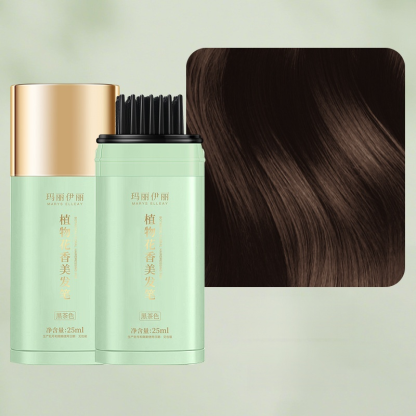 Gray Hair Concealer Touch-up Pen, Instant grey coverage! Waterproof, smudge-proof & non-greasy. Simply brush & go!