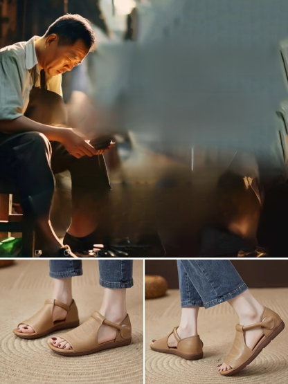 ❤️ [30th Anniversary Limited Edition, Huge Discount from Regular Price] Retro Genuine Leather Sandals ❤️