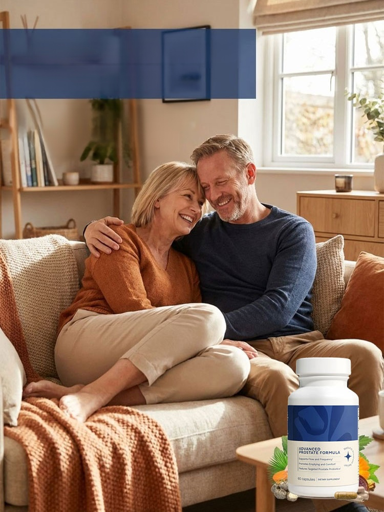 All-natural formula. 100% safe. Feel the strength within. Advanced herbal formula for men to boost bladder control.