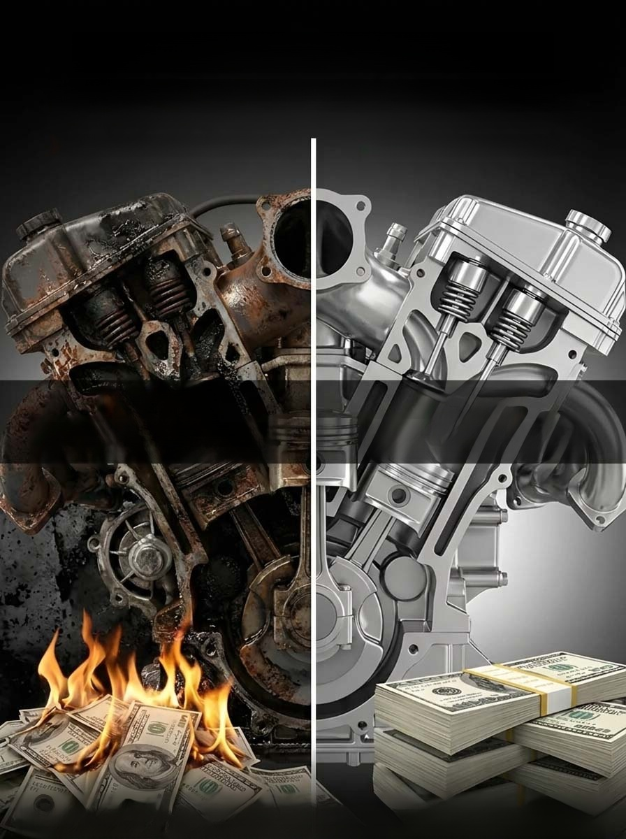 🔥 2 in 1 Fuel Additive – Remove Carbon Deposits and Save Fuel! 2 in 1: Deep Cleaning + Fuel Optimization