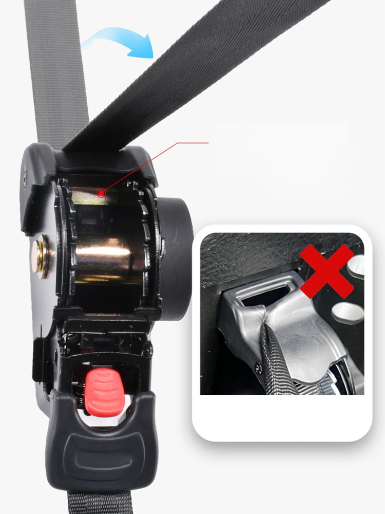 Heavy Duty Automatic Retractable Ratchet Strap, Best Pickup Accessories 2026: Industrial Strength: 800KG Auto-Ratchet Review