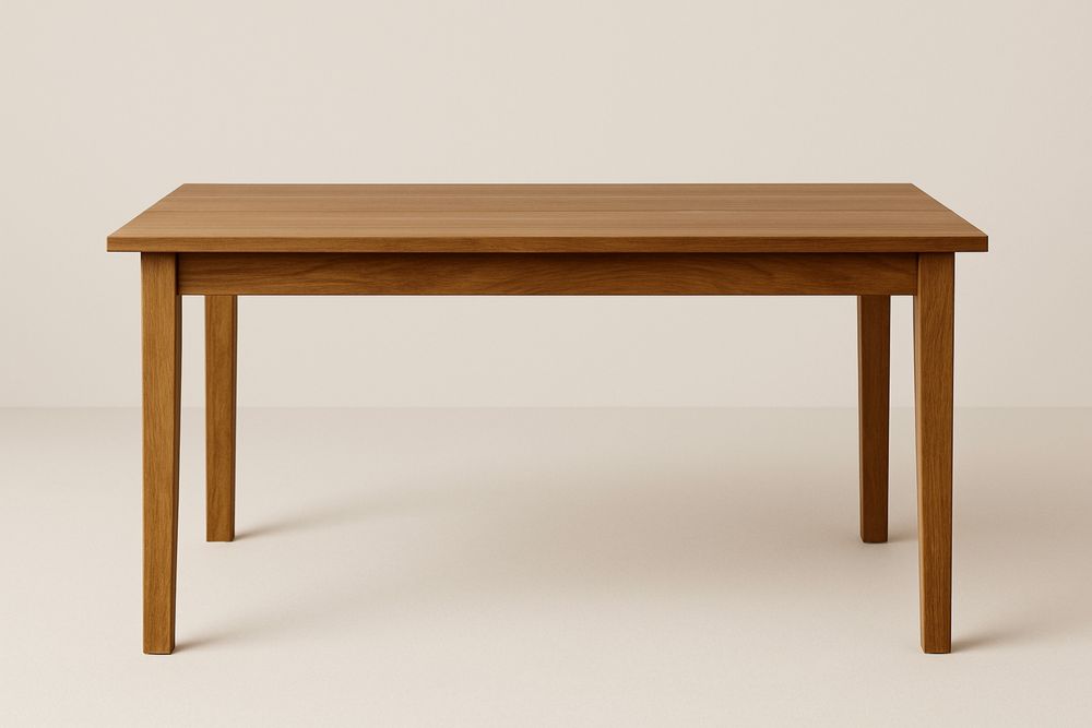 Spisebord i egetræ 180x90x75 cm Brun-Decosuave