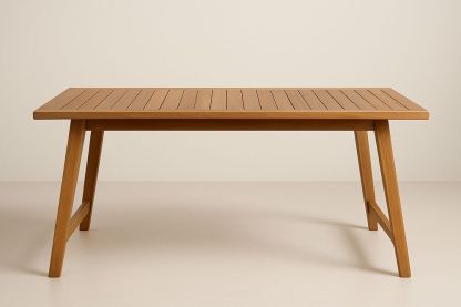 Rektangulært spisebord i træ 180x90 cm-Decosuave