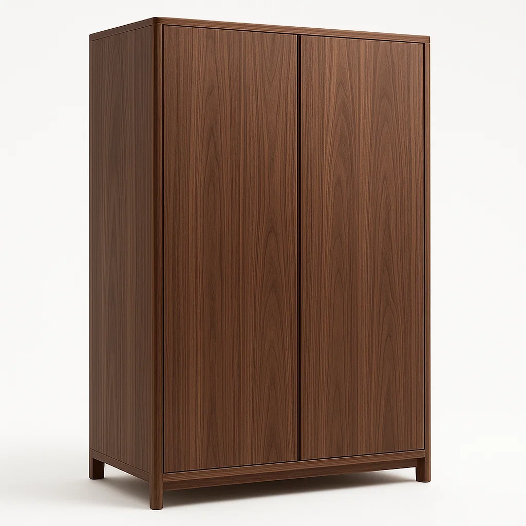 Garderober i valnötsträ 180 cm