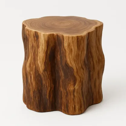 Pallar träformad bord i brun