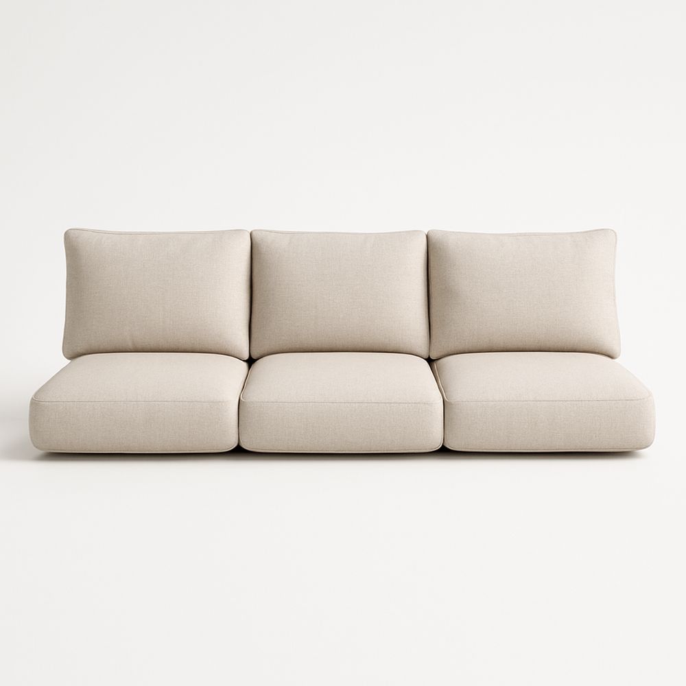 Beige Modulær Sofa 3-personers-decovivapt