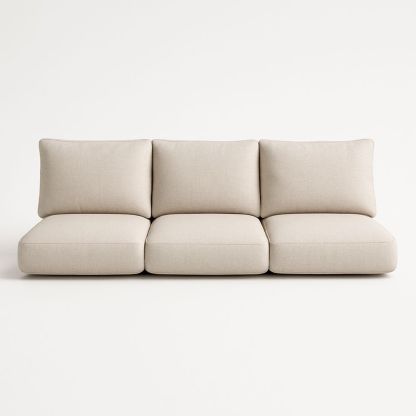 Beige Modulær Sofa 3-personers-decovivapt