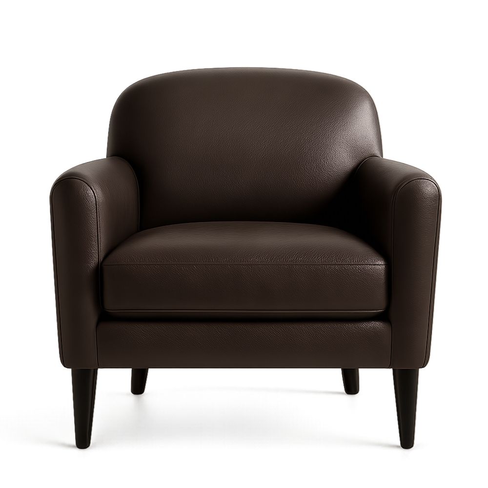 Lænestol Brun Læder 70x80x75cm-decovivapt