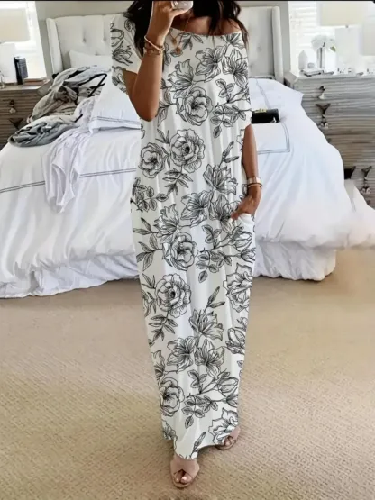 ⚡FINAL SALE⚡- Women's solid color casual dress
