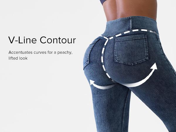 BRXL High Waisted Bootcut Flare Denim Jeans for Women - Crossover Waist & Illusion Pocket Design with Functional Back Pockets & Comfort Stretch Fabric#TikTokMadeMeBuyIt #FallStyle #Streetwear #outdoorfun#Christ mas costume for women-1