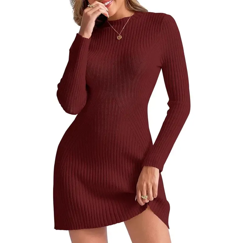Women's New fashionable knitted dress