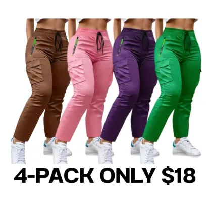 Women's Multi-Pocket Cargo Pants