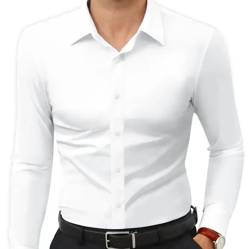Flash Sale Alert 🚨 Men's Super Stretchy Dress Shirt Quick-Drying Breathable Anti-Wrinkle