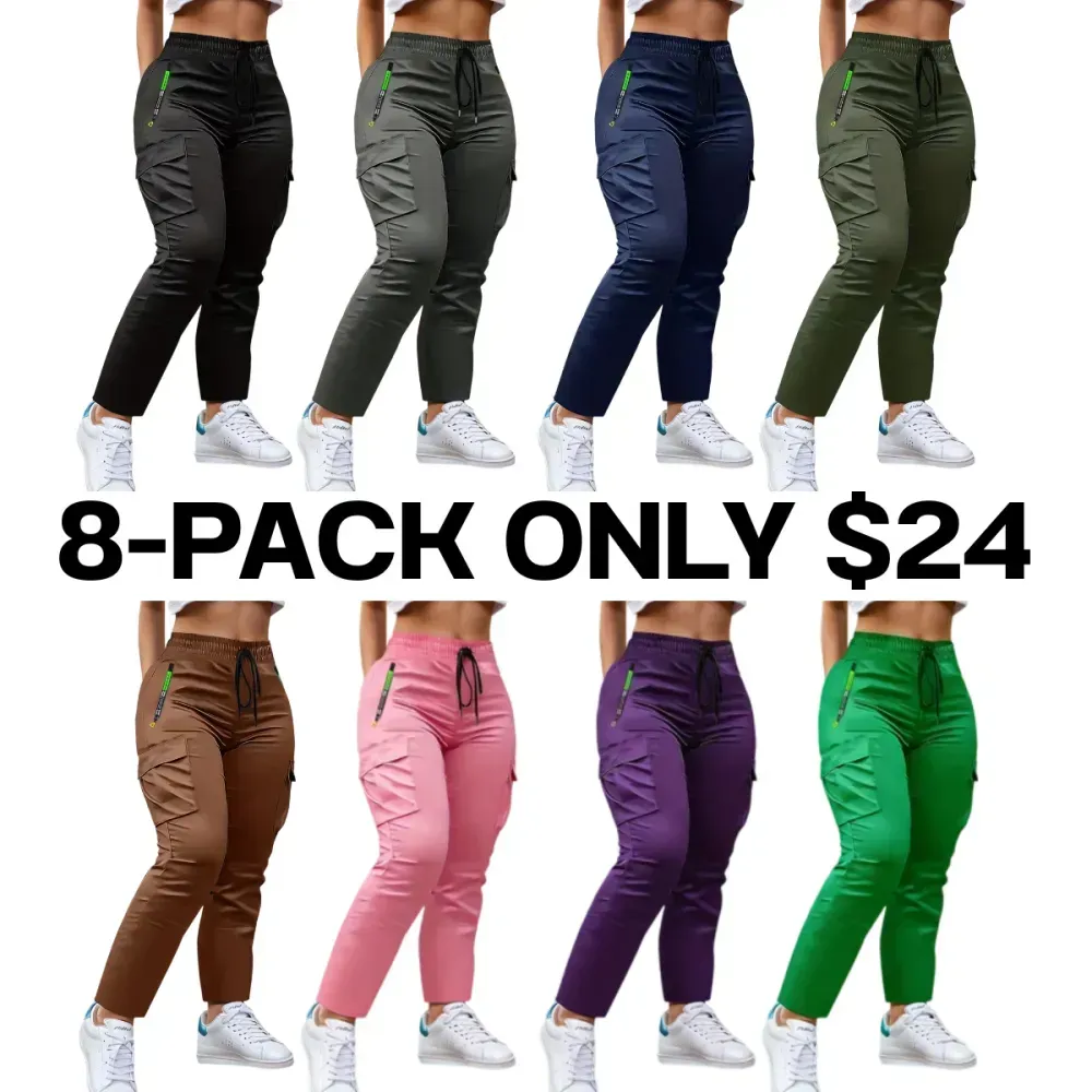 Women's Multi-Pocket Cargo Pants