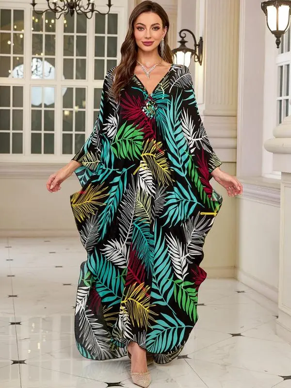 🔥Last Day 89% OFF🔥Women’s Casual Boho Maxi Kaftan Dress