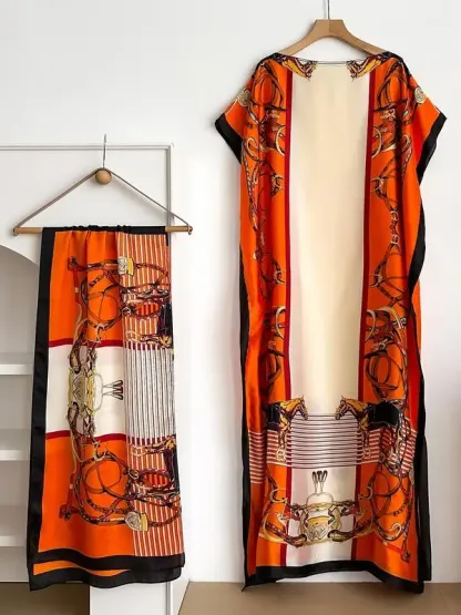 Women's Elegant Casual Scarf & Cape Shawl Set