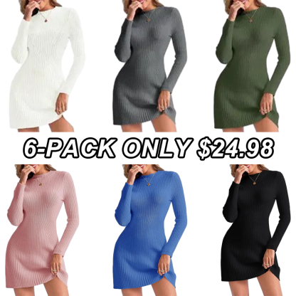 Women's New fashionable knitted dress