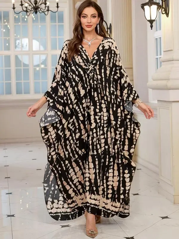 🔥Last Day 89% OFF🔥Women’s Casual Boho Maxi Kaftan Dress