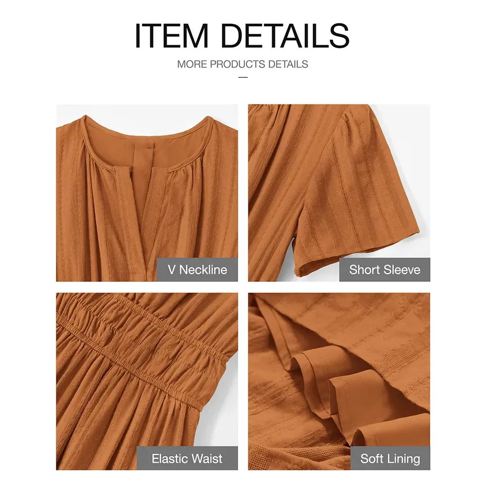 Women's Casual Midi Maxi Dresses Lightweight