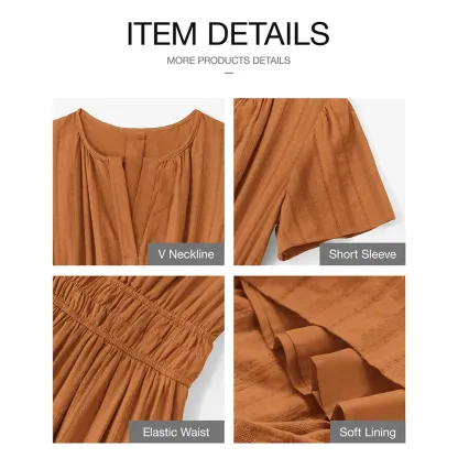 Women's Casual Midi Maxi Dresses Lightweight