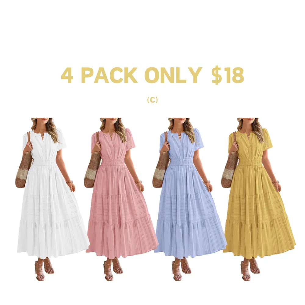 Women's Casual Midi Maxi Dresses Lightweight