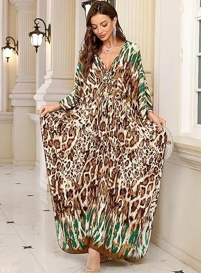 🔥Last Day 89% OFF🔥Women’s Casual Boho Maxi Kaftan Dress