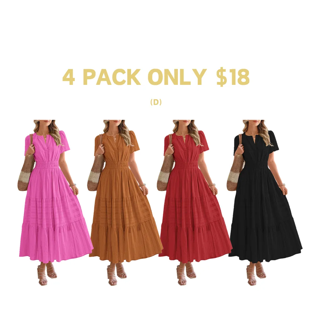 Women's Casual Midi Maxi Dresses Lightweight