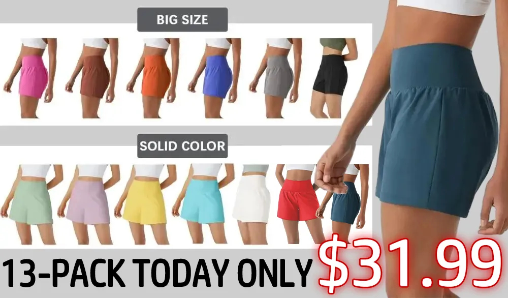 💝Last day promotion⏰Piece Softlyzero Airy Super High Waisted  Cool Touch Yoga Shorts 